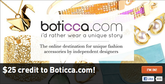 Klout Boticca Perk